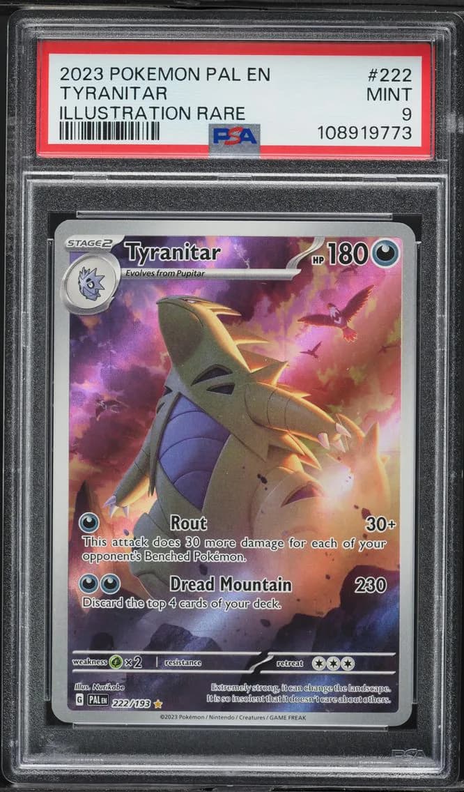 Tyranitar, Paldea Evolved, PSA 9