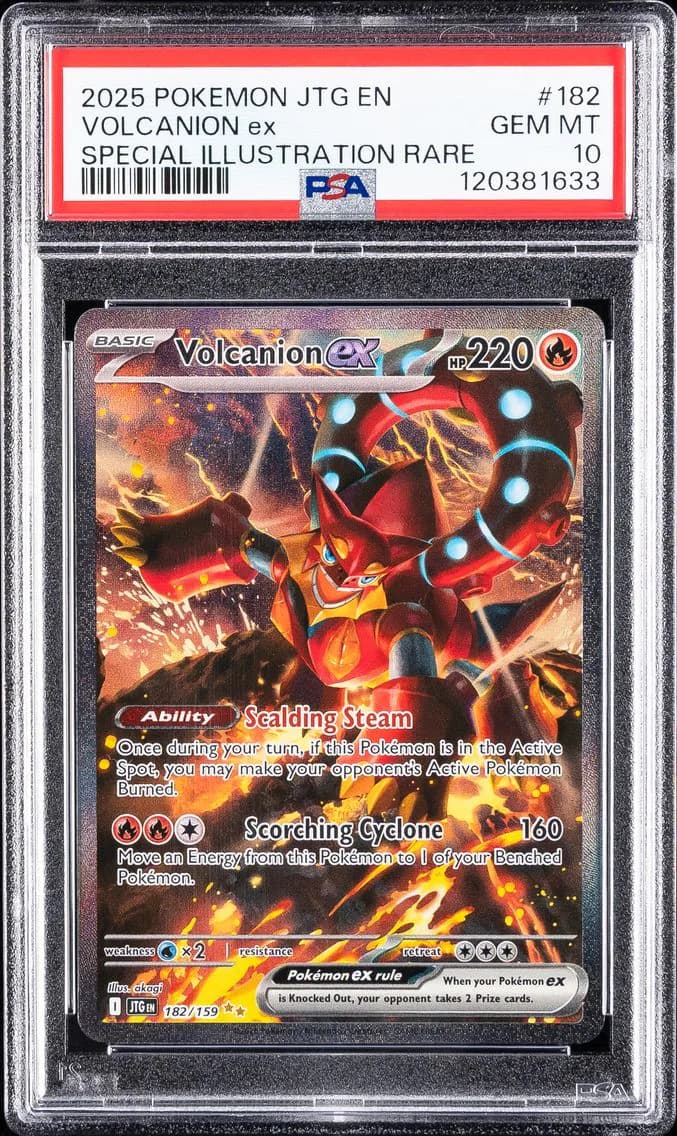 Volcanion EX, Journey Together, PSA 10