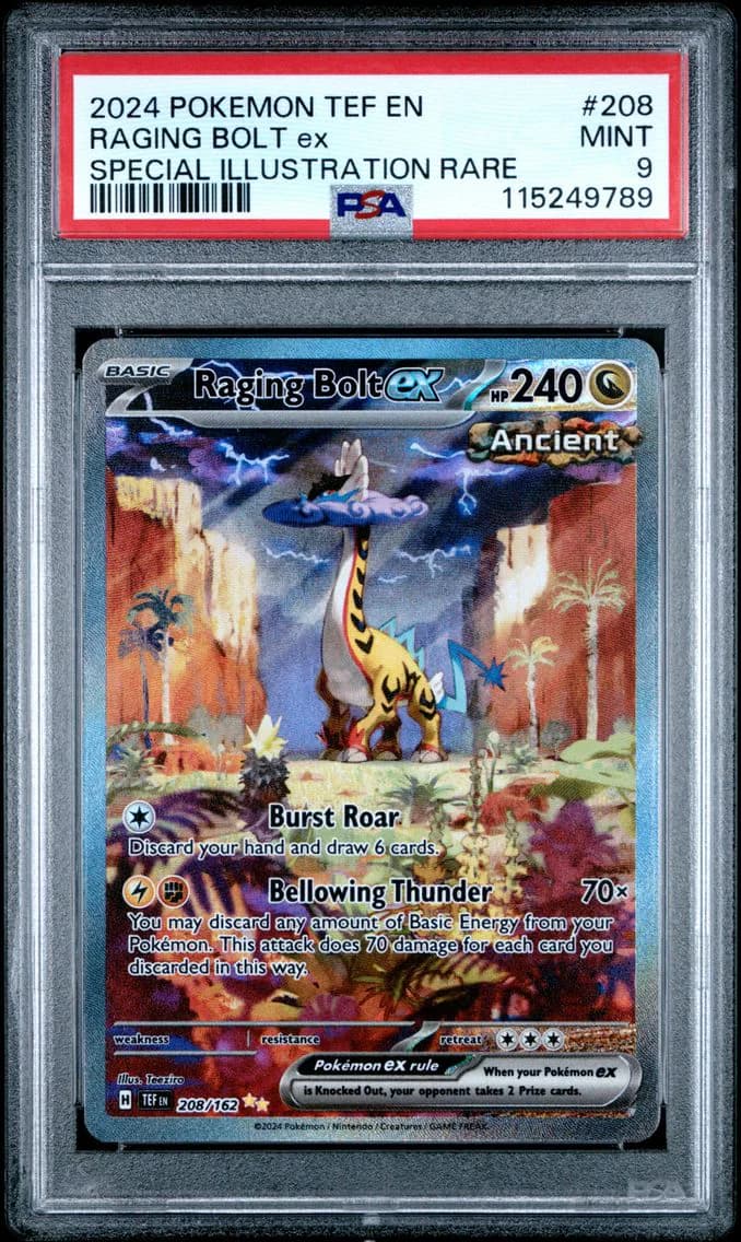 Raging Bolt EX, Temporal Forces, PSA 9