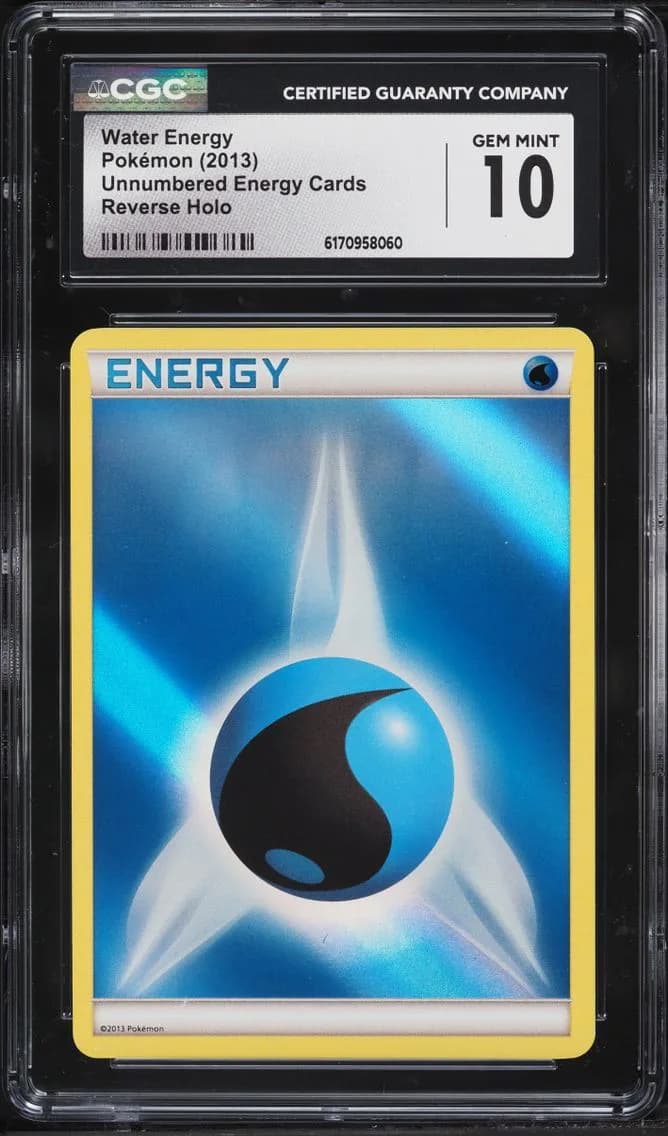 Energy, Unnumbered Energy Cards, CGC 10