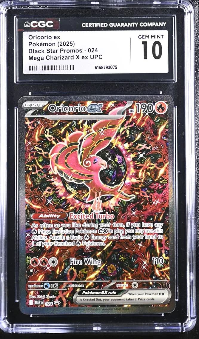 Oricorio ex, Black Star Promos - Mega Evolution MEP EN, CGC 10