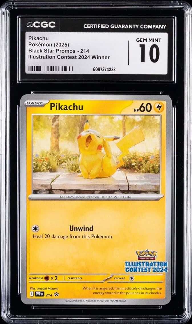 Pikachu, Black Star Promos - Scarlet & Violet SVP EN, CGC 10