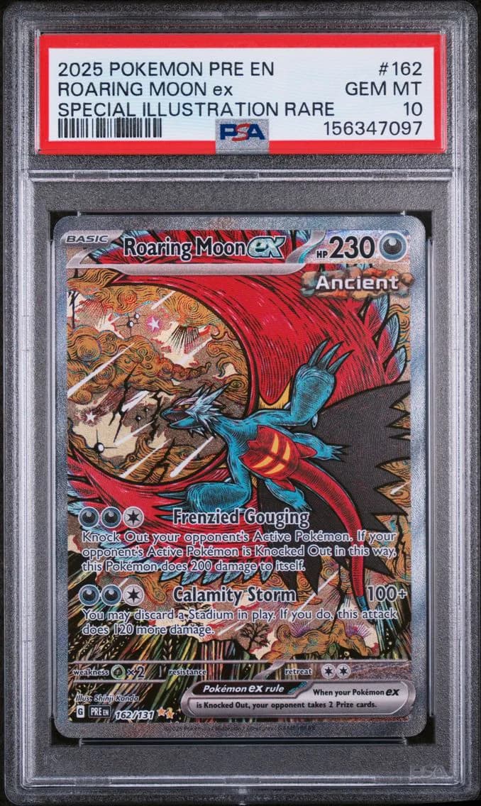 Roaring Moon EX, Prismatic Evolutions, PSA 10