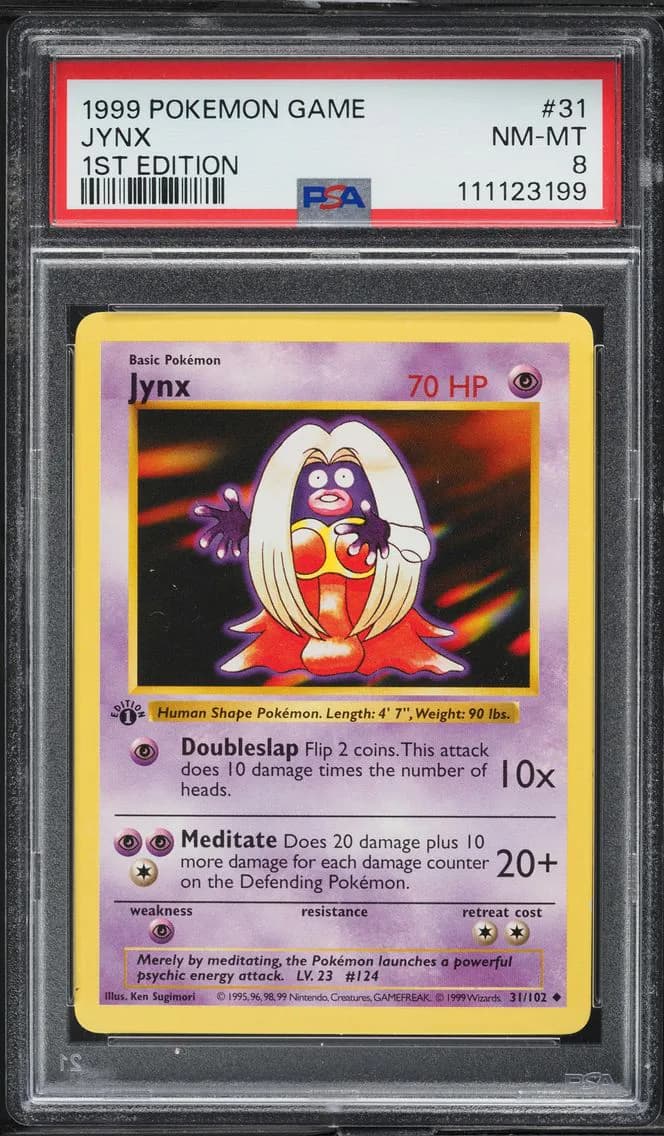 Jynx 1st Edition, Game, PSA 8