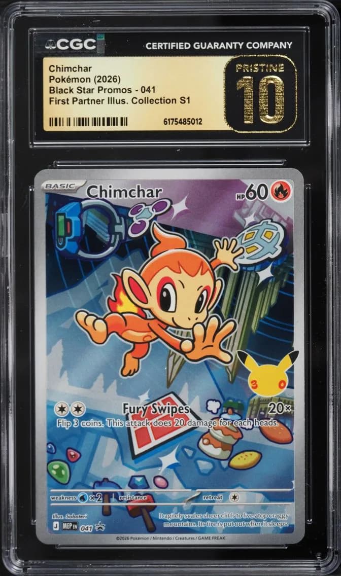Chimchar, Black Star Promos - Mega Evolution MEP EN, CGC 10