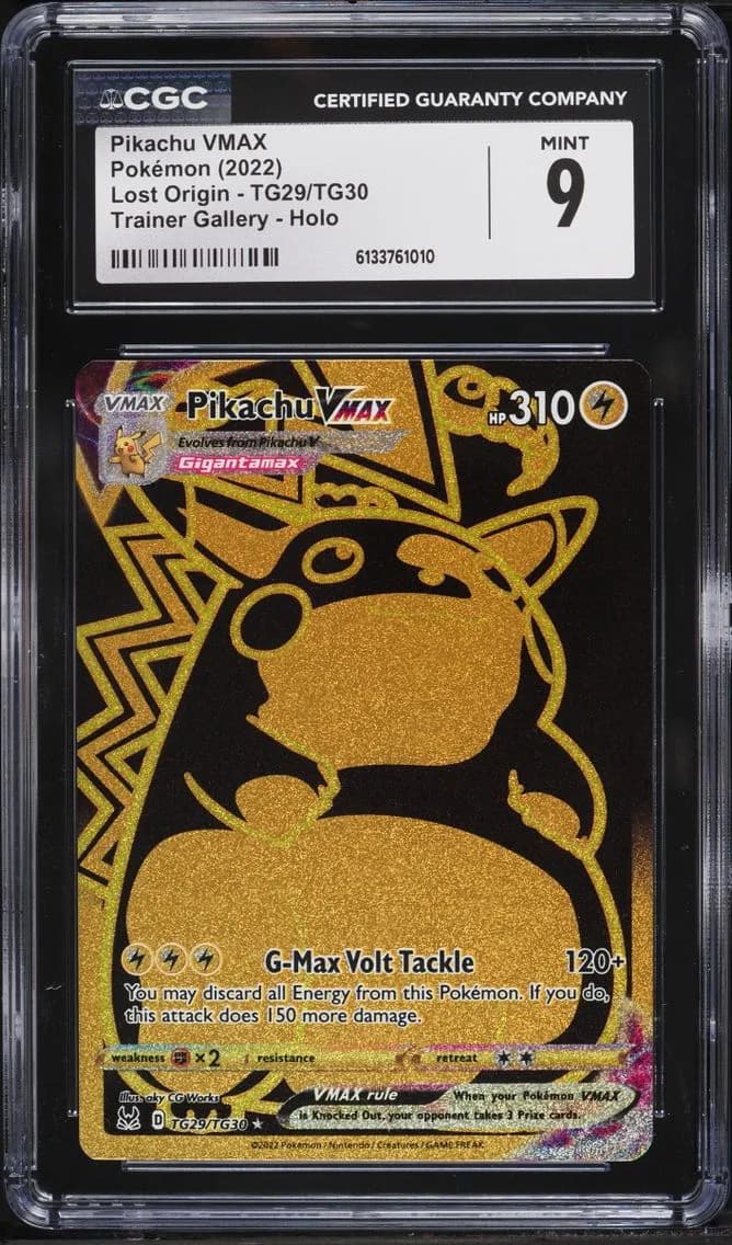 Pikachu VMAX, Lost Origin, CGC 9