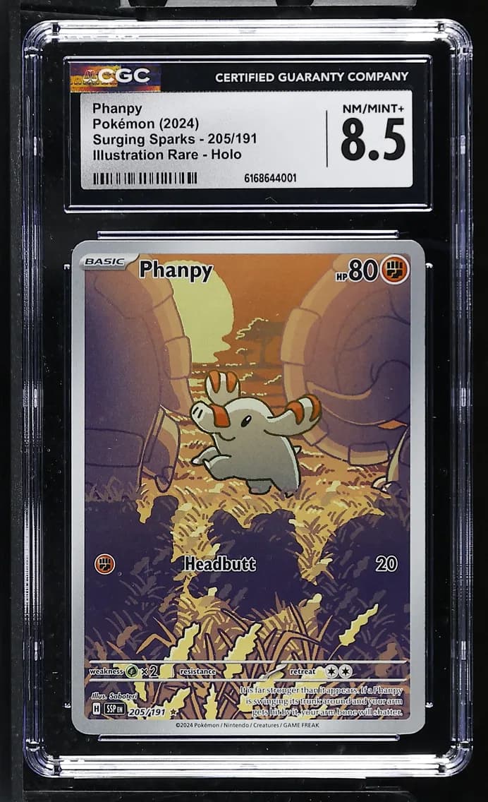 Phanpy, Surging Sparks, CGC 8.5