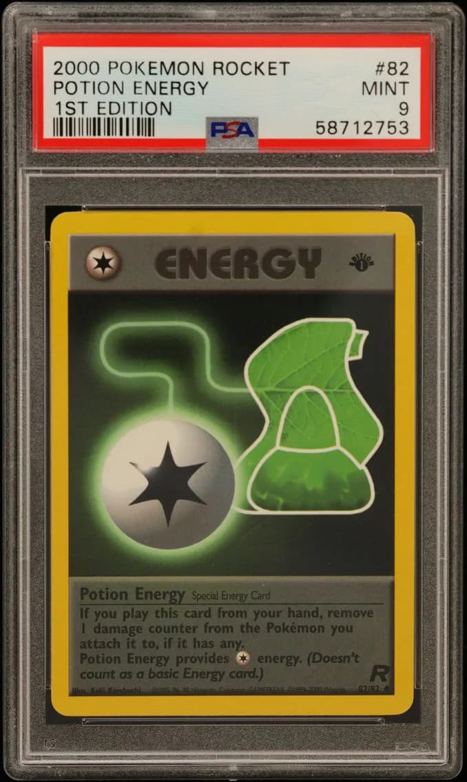 Potion Energy 1st Edition, Rocket, PSA 9