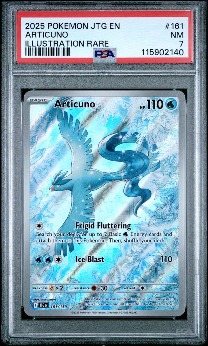 Articuno, Journey Together, PSA 7