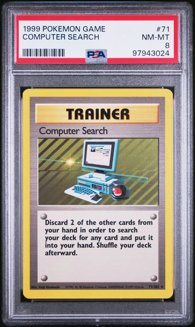 Computer Search, Game, PSA 8