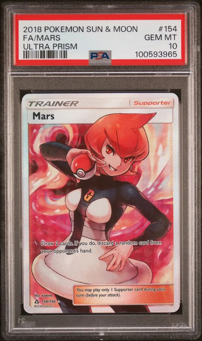 Mars, Sun & Moon Ultra Prism, PSA 10