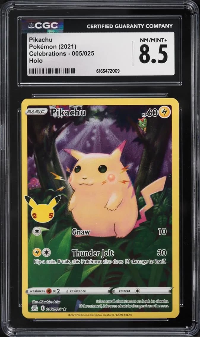 Pikachu, Celebrations, CGC 8.5