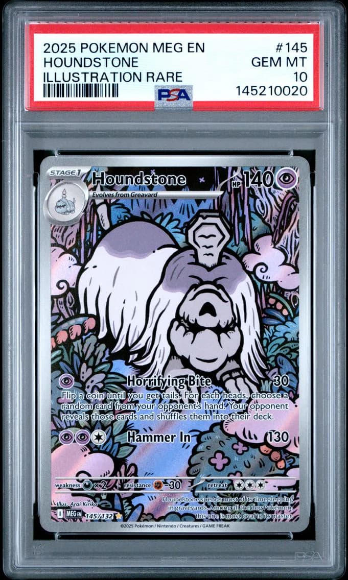 Houndstone, Mega Evolution, PSA 10