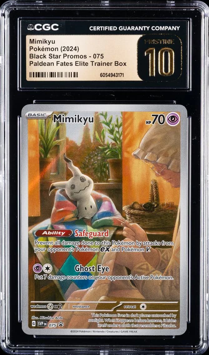 Mimikyu, Black Star Promos - Scarlet & Violet SVP EN, CGC 10