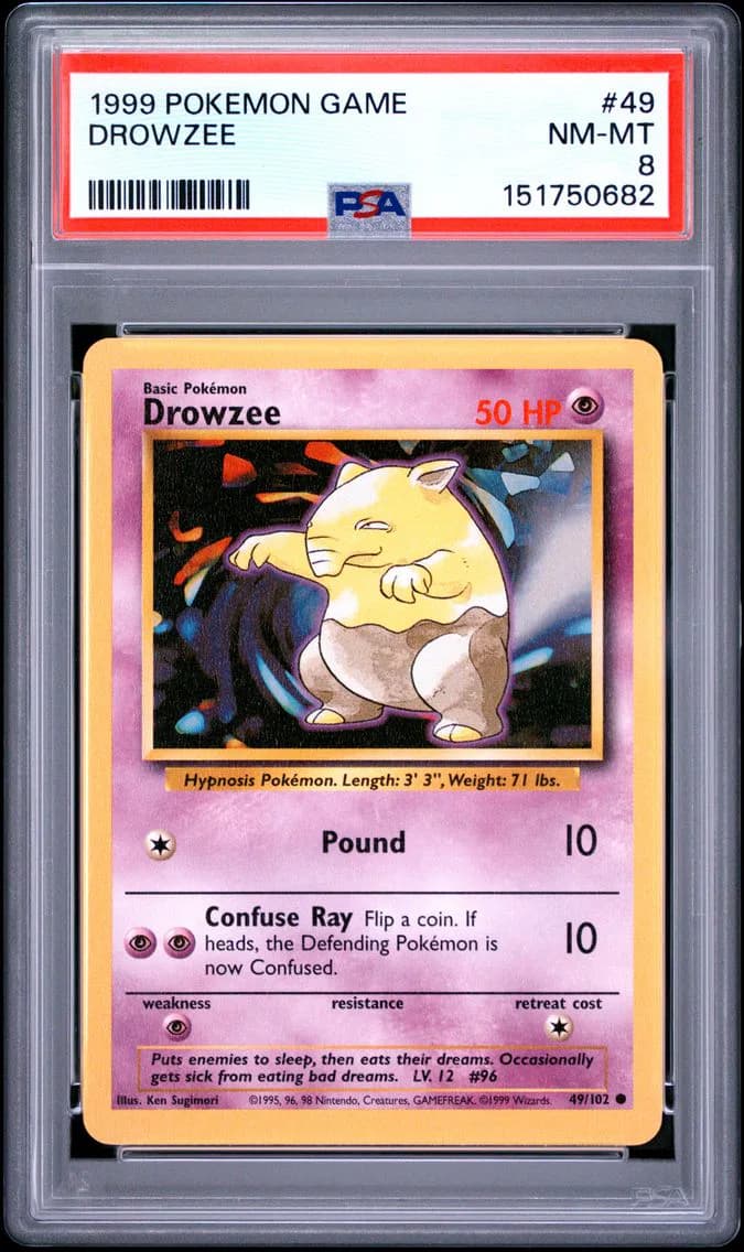 Drowzee, Game, PSA 8
