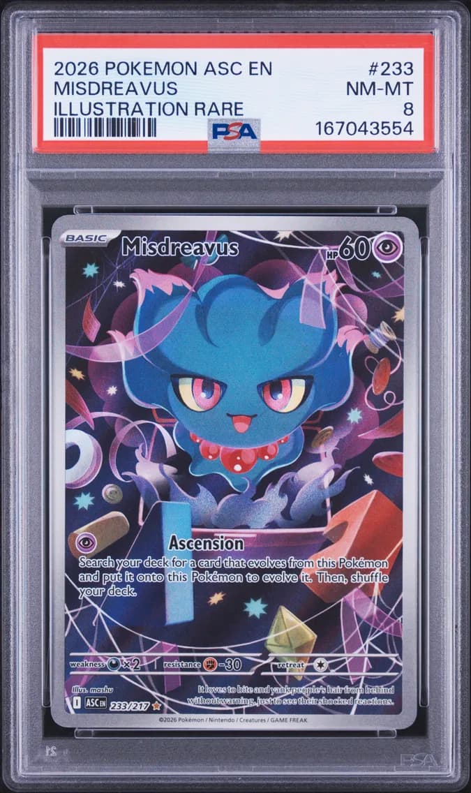 Misdreavus, Ascended Heroes, PSA 8