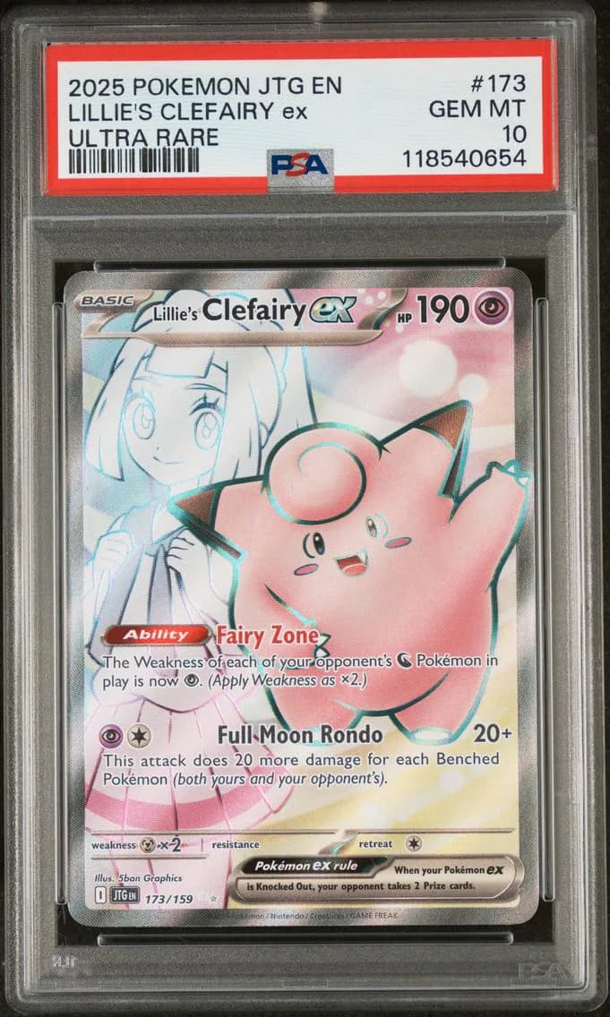Lillie's Clefairy EX, Journey Together, PSA 10