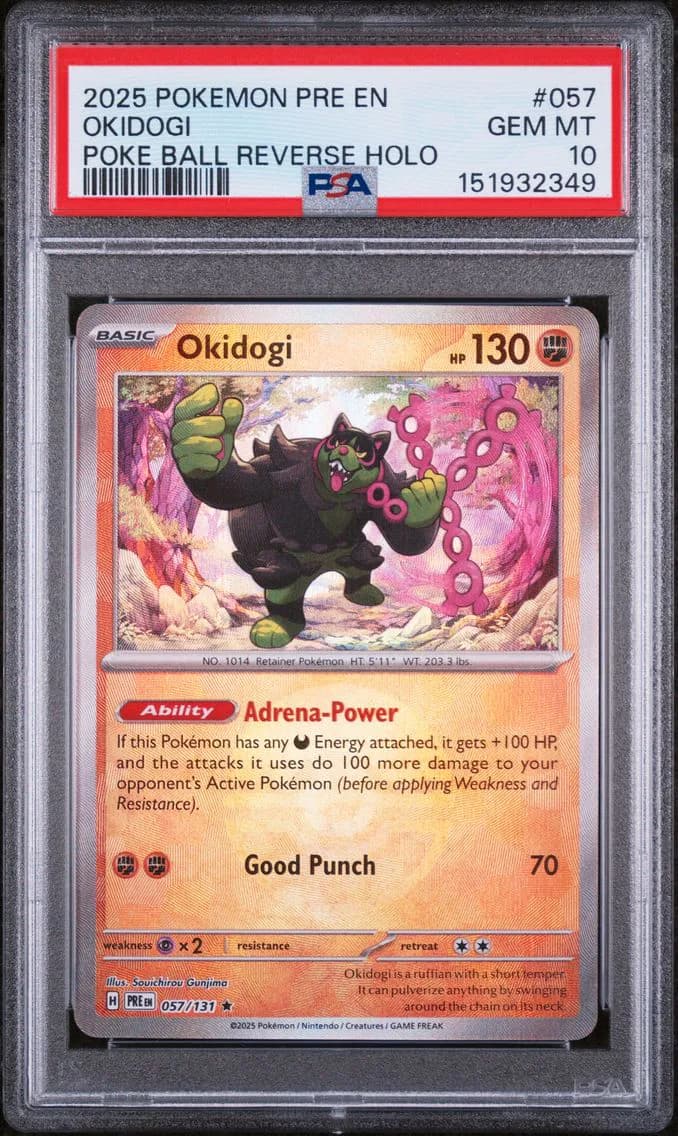 Okidogi, Prismatic Evolutions, PSA 10