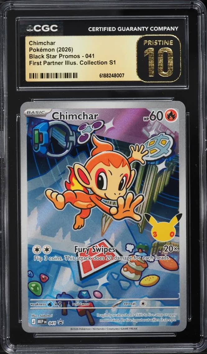 Chimchar, Black Star Promos - Mega Evolution MEP EN, CGC 10