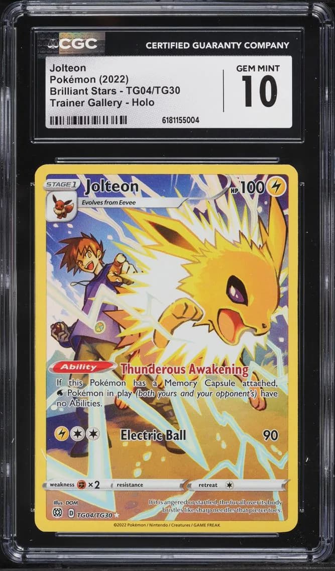CHR Jolteon, Brilliant Stars, CGC 10