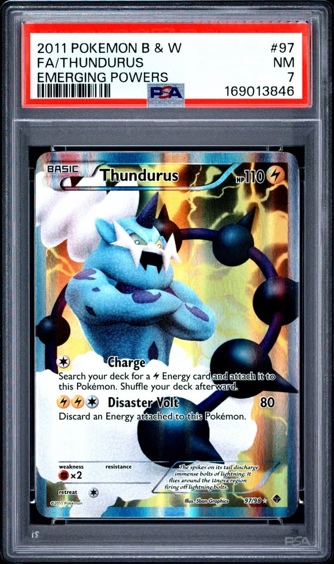 Thundurus, Black & White Emerging Powers, PSA 7