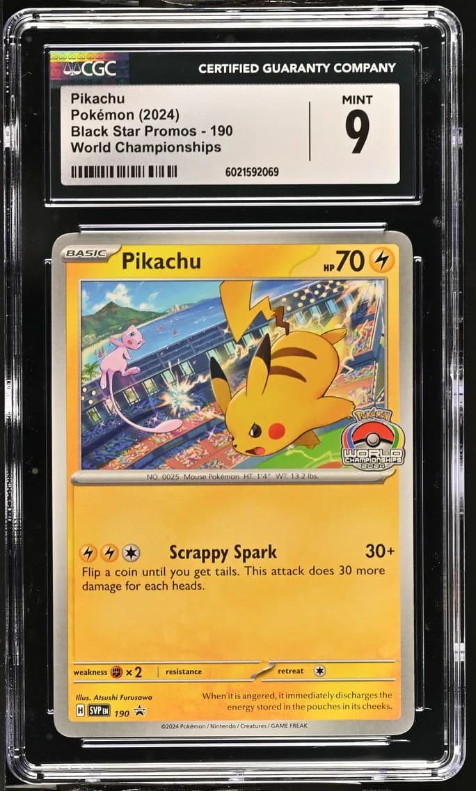 Pikachu, Black Star Promos - Scarlet & Violet SVP EN, CGC 9