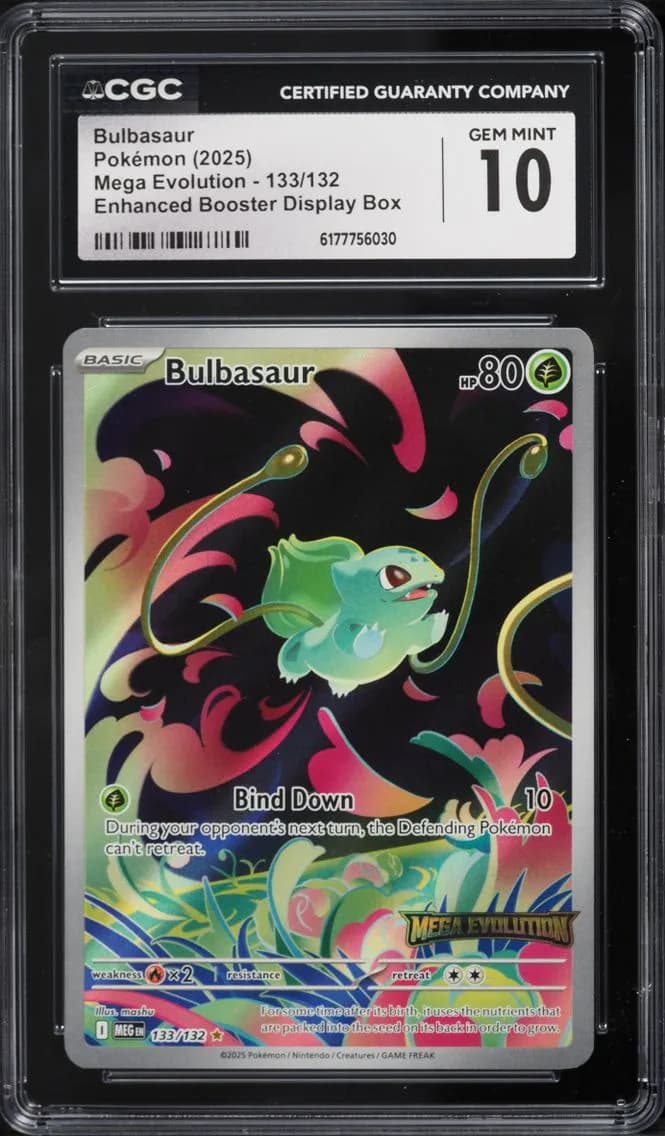 Box Bulbasaur, Mega Evolution, CGC 10