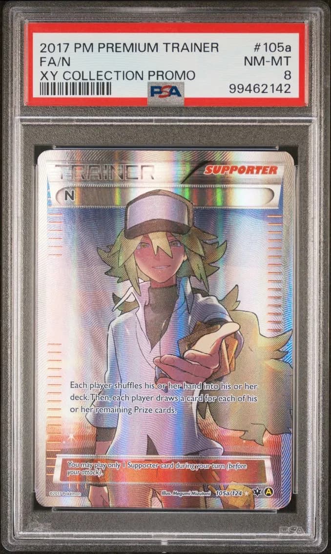 N, Premium Trainer XY Collection Promo, PSA 8