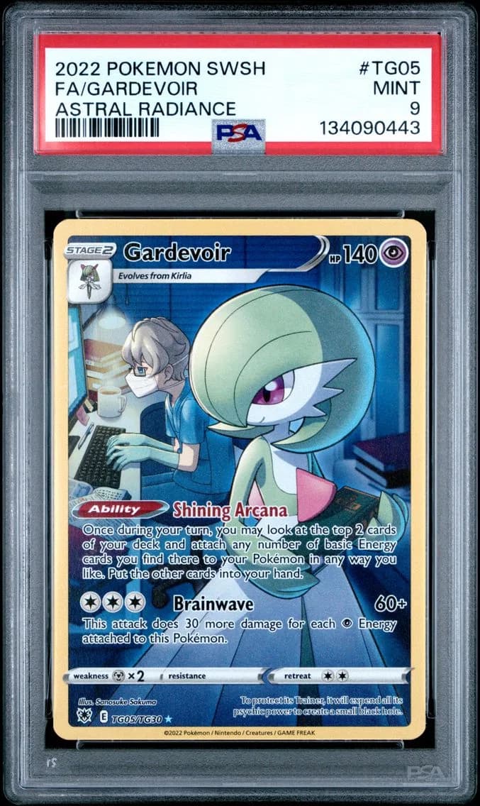 Gardevoir, Sword & Shield Astral Radiance, PSA 9