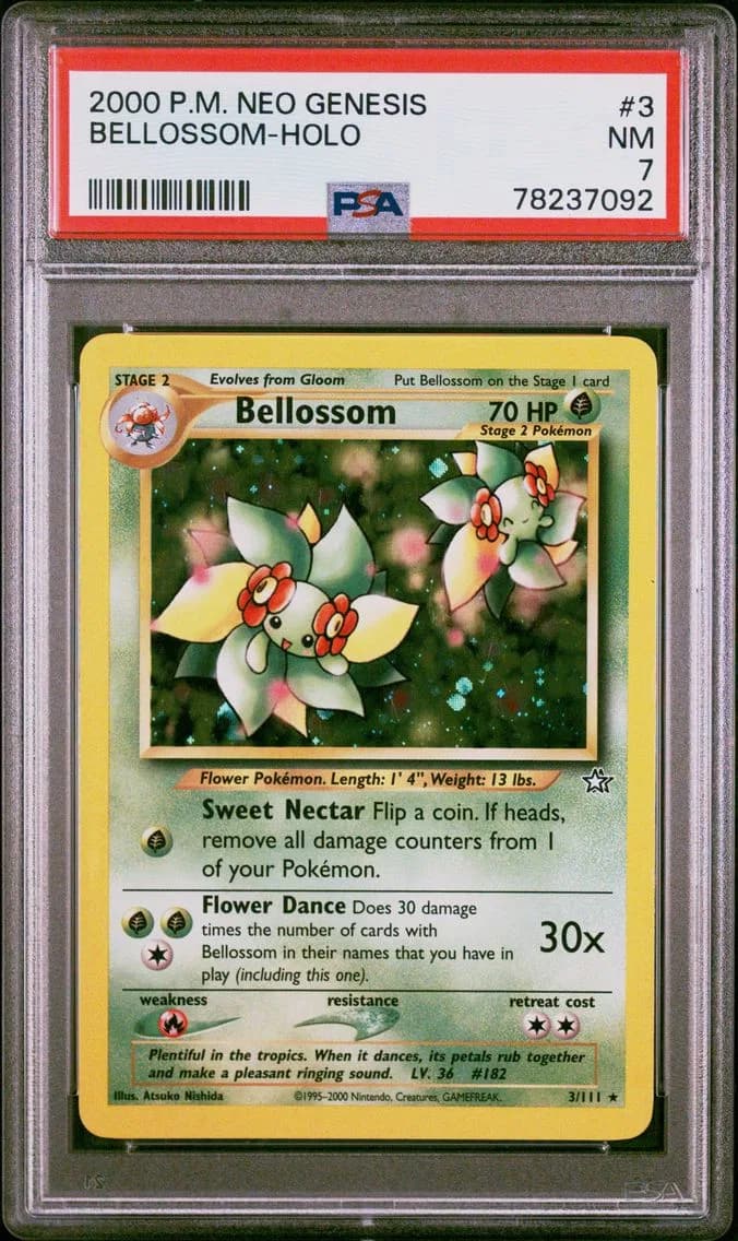 Bellossom-Holo, Neo Genesis, PSA 7