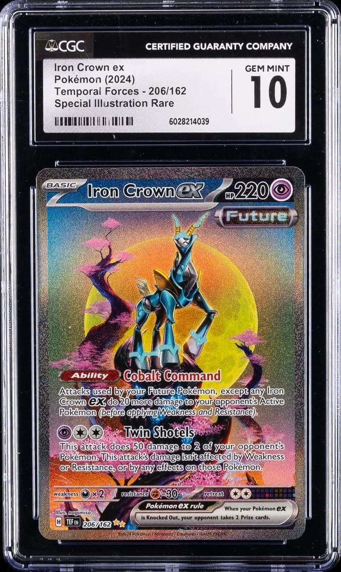 Iron Crown EX, Temporal Forces, CGC 10