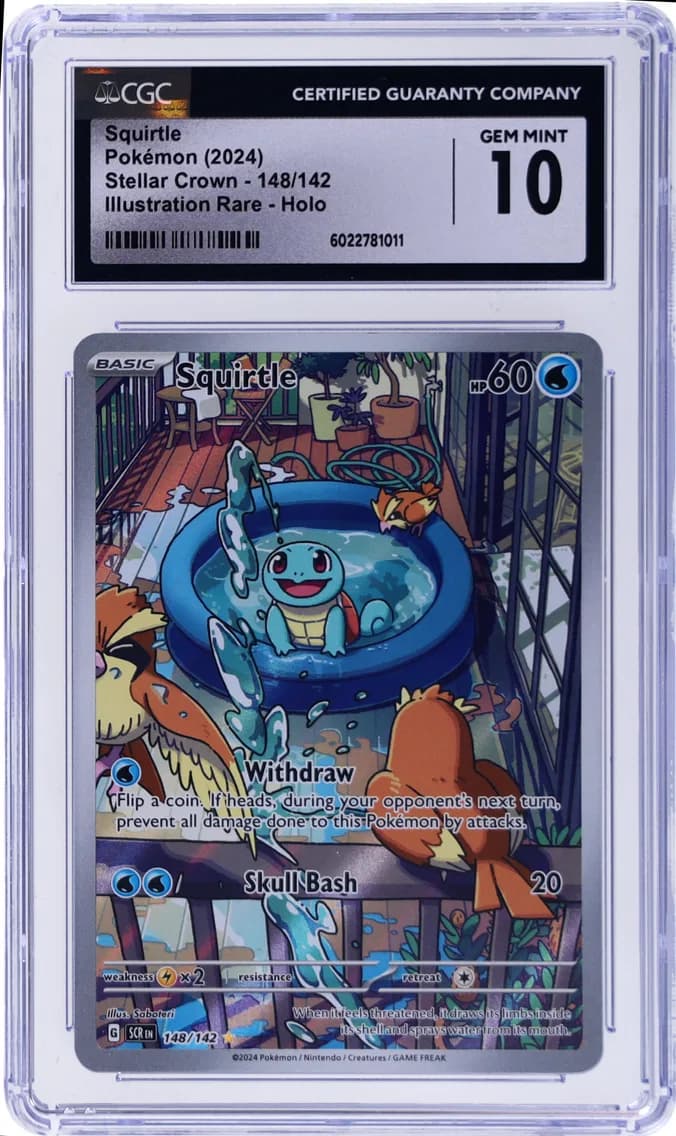 Squirtle, Stellar Crown, CGC 10