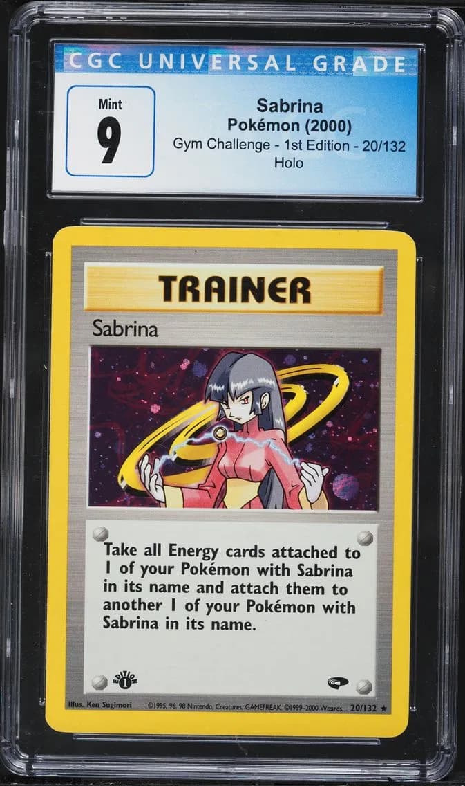 Sabrina, Gym Challenge - 1st Edition, CGC 9