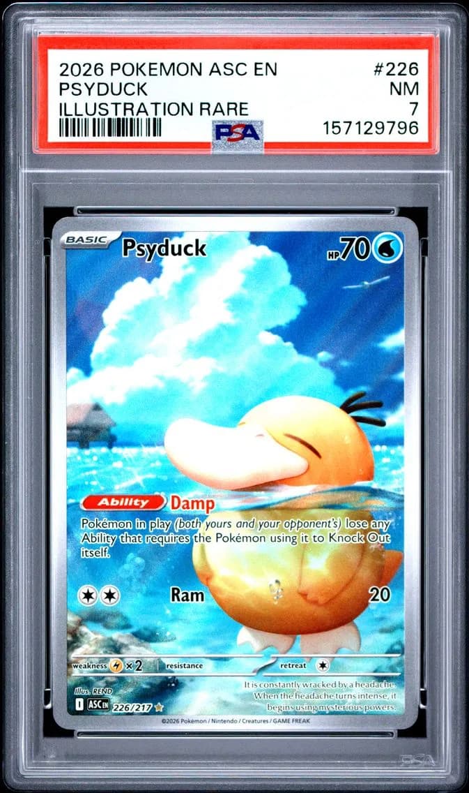 Psyduck, Ascended Heroes, PSA 7