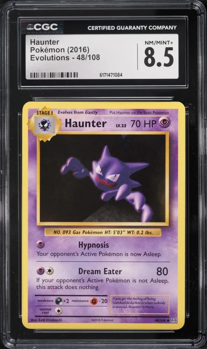 Haunter, Evolutions, CGC 8.5
