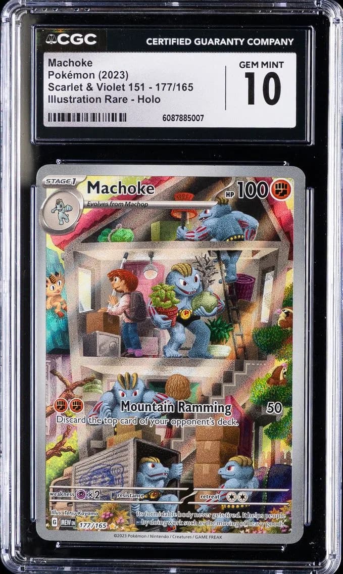 Machoke, Scarlet & Violet 151, CGC 10
