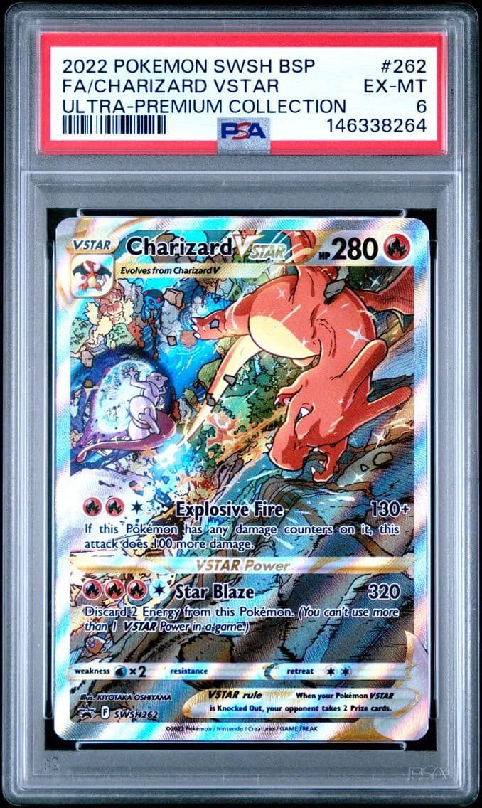 Charizard VSTAR, Swsh Black Star Promo, PSA 6