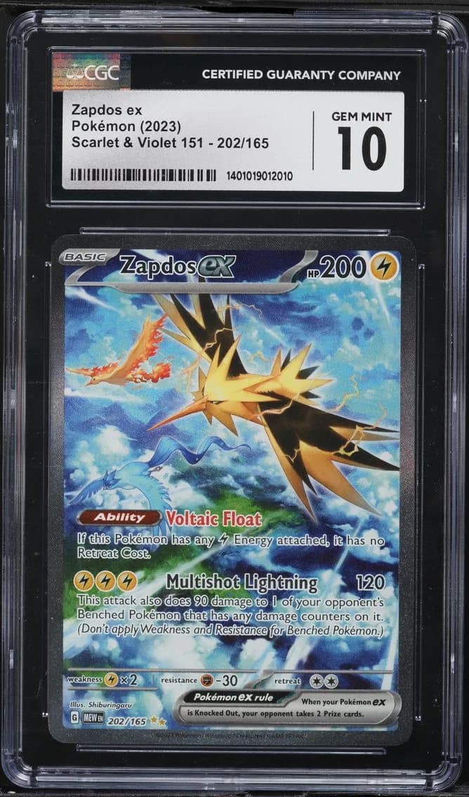 Zapdos EX, Scarlet & Violet 151, CGC 10