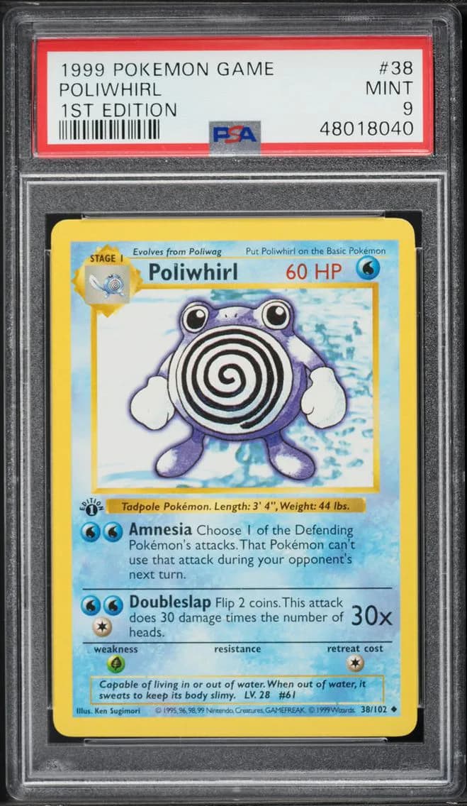 Poliwhirl, Game, PSA 9