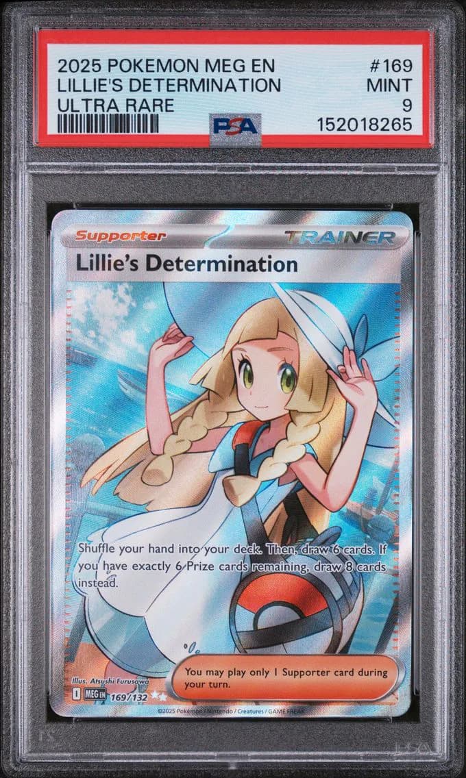 Lillie's Determination, Mega Evolution, PSA 9