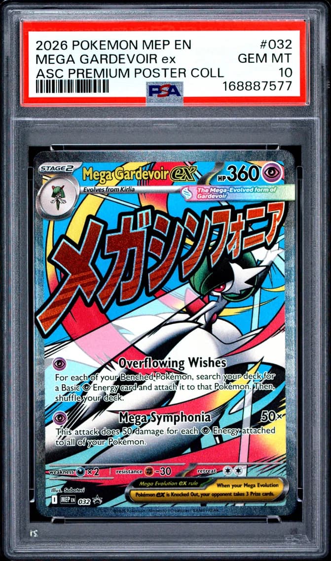 Mega Gardevoir EX, Me Black Star Promo, PSA 10