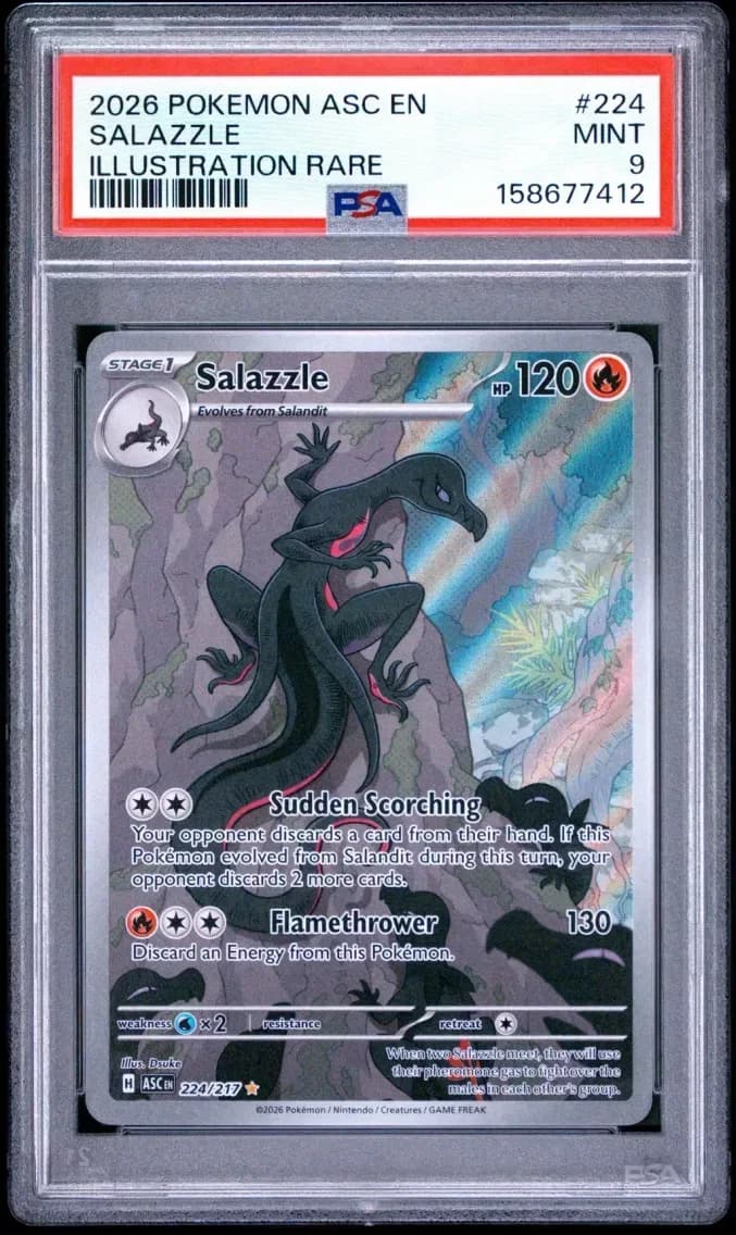 Salazzle, Ascended Heroes, PSA 9
