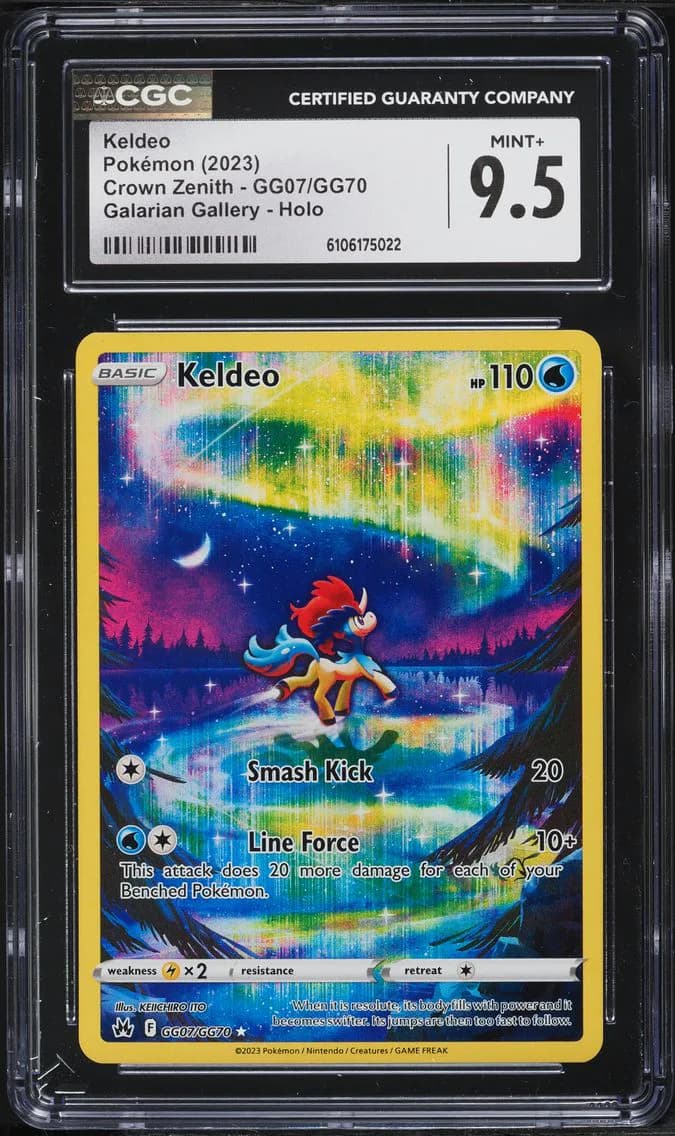 Keldeo, Crown Zenith, CGC 9.5