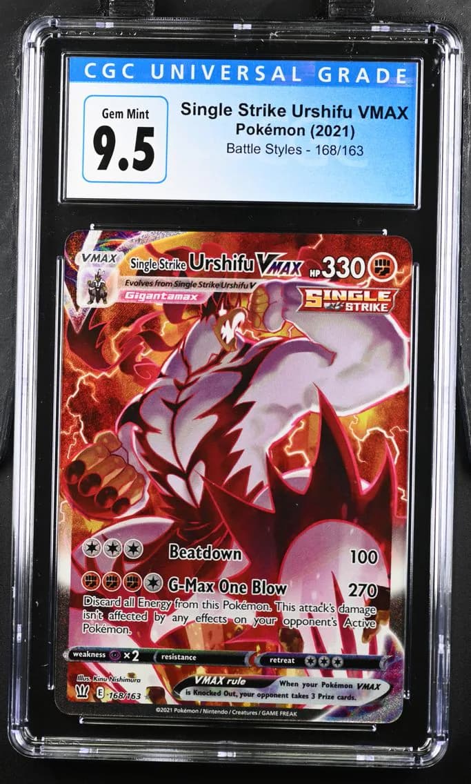 Single Strike Urshifu VMAX, Battle Styles, CGC 10