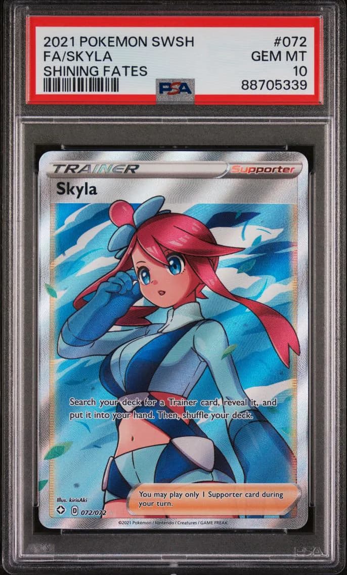 Skyla, Sword & Shield Shining Fates, PSA 10