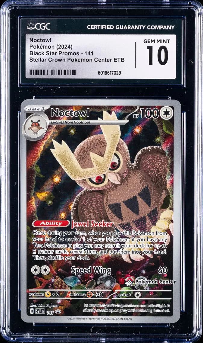 Noctowl, Black Star Promos - Scarlet & Violet SVP EN, CGC 10