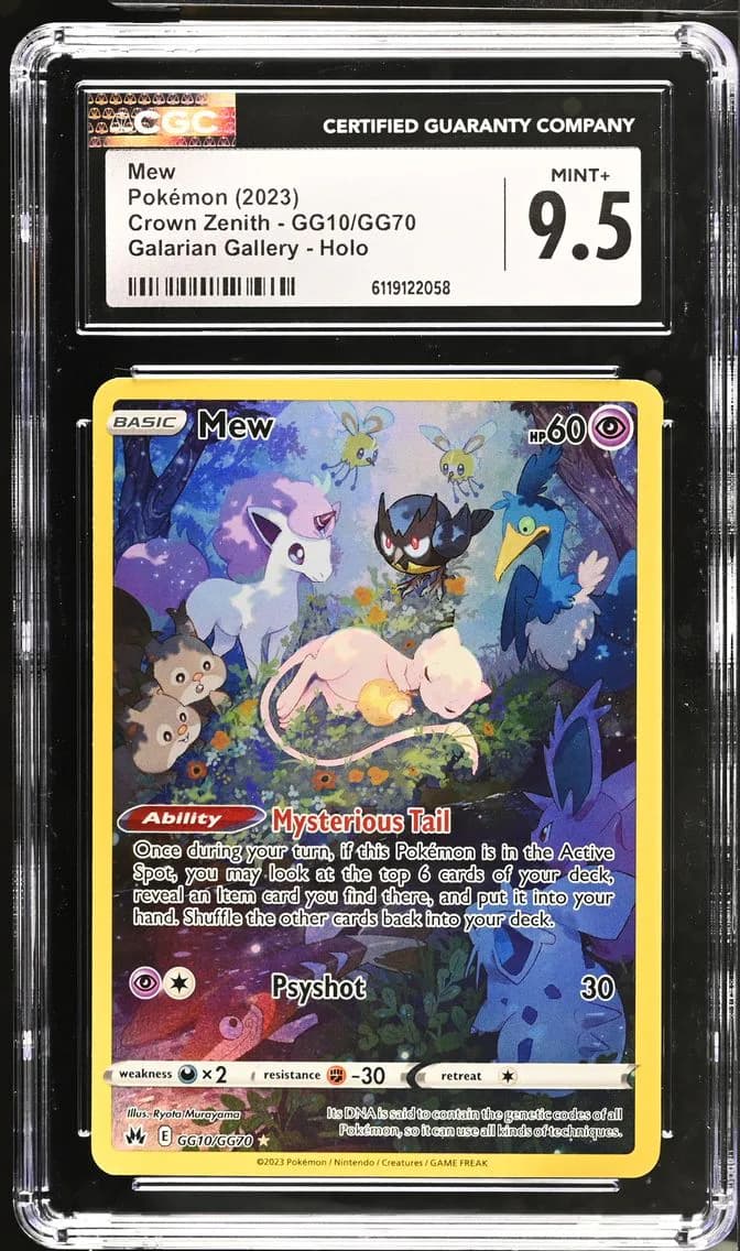 Mew, Crown Zenith, CGC 9.5
