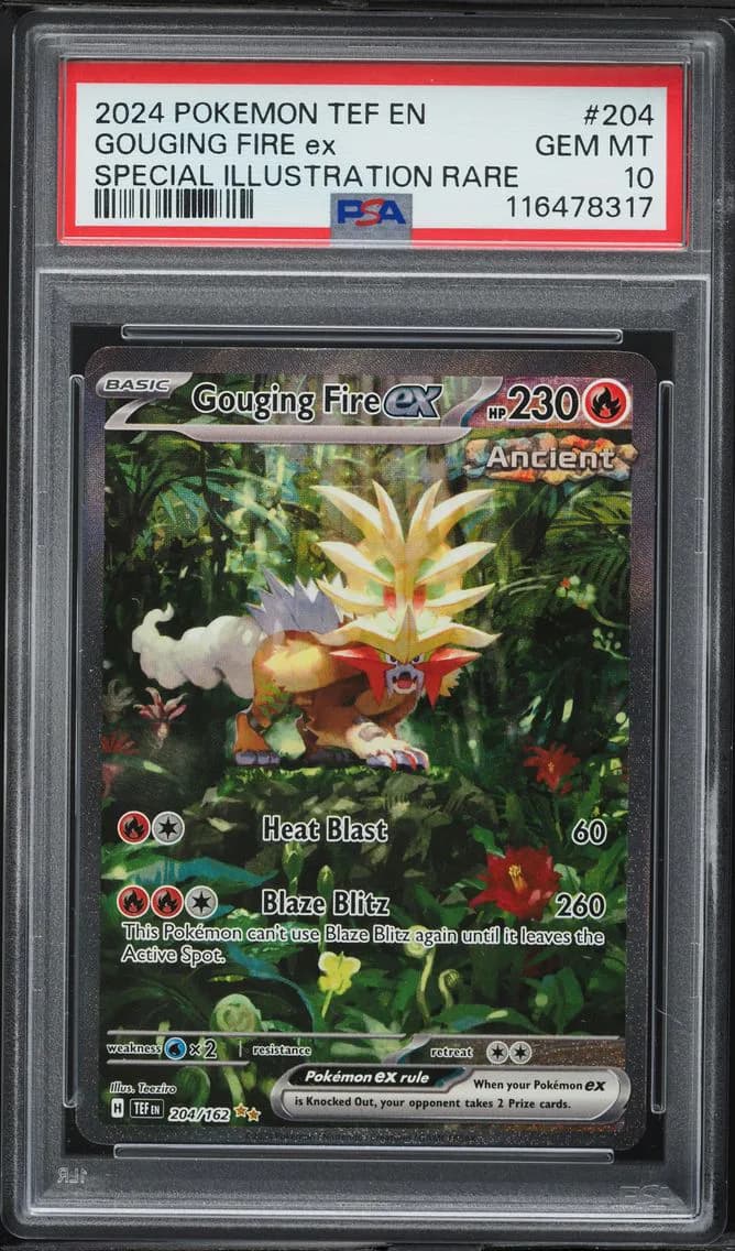 Gouging Fire EX, Temporal Forces, PSA 10