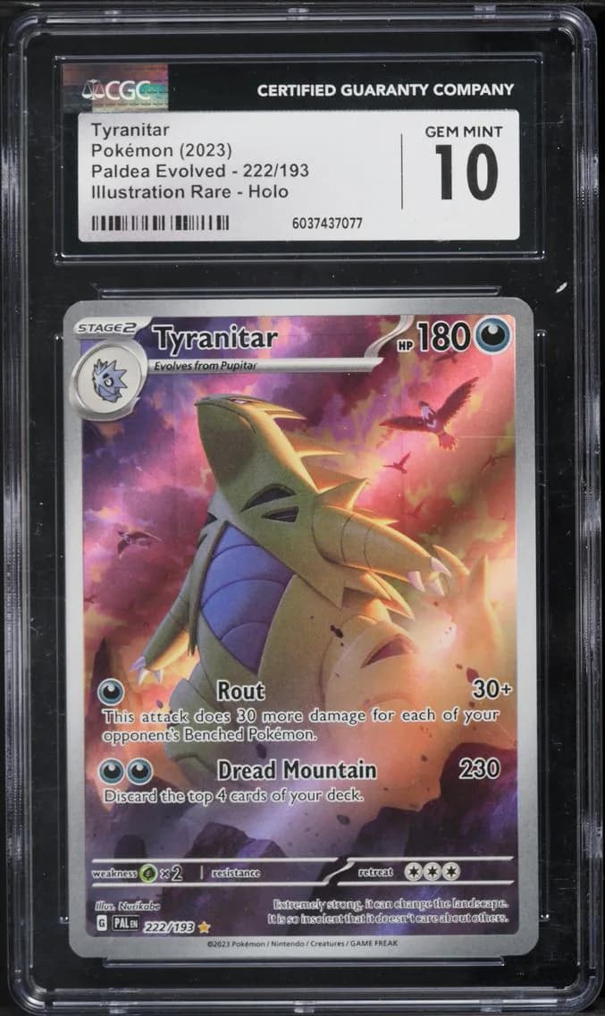 Tyranitar, Paldea Evolved, CGC 10