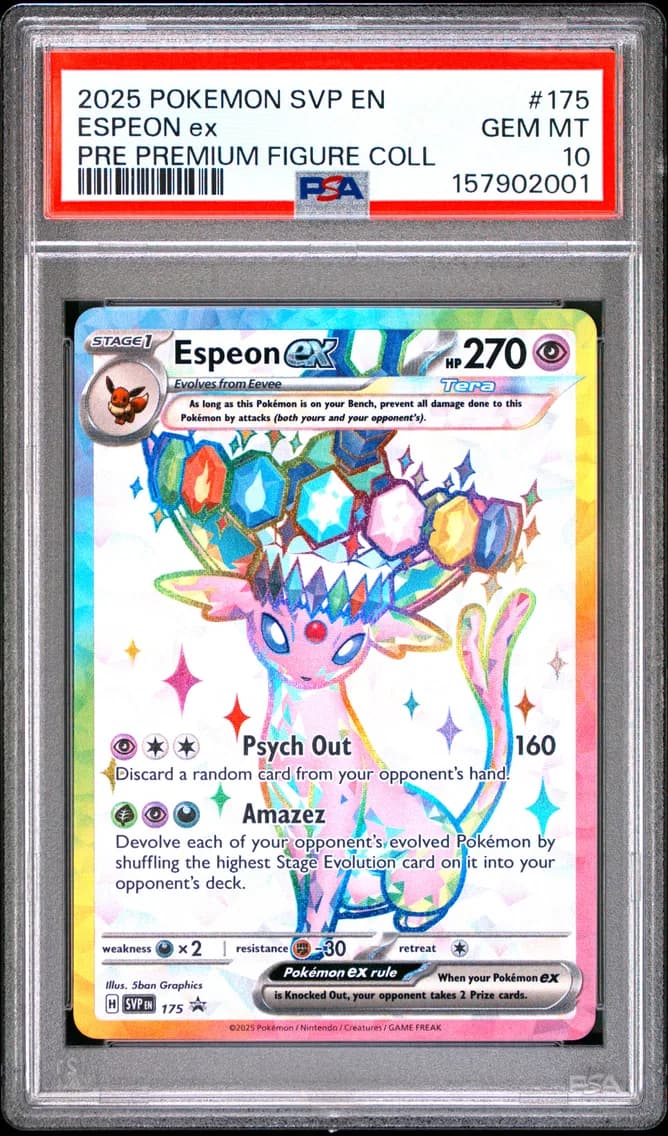 ESPEON ex, SV Black Star Promo, PSA 10